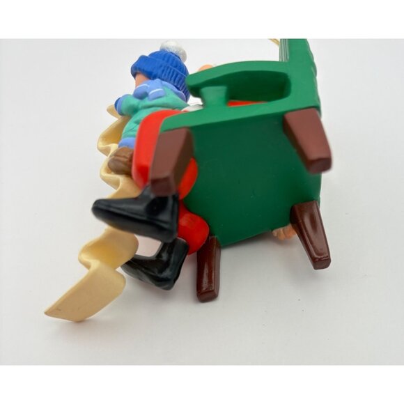 Hallmark Dream On Christmas Ornament Santa Claus Snoozing Child Wish List 1995 - Picture 6 of 7